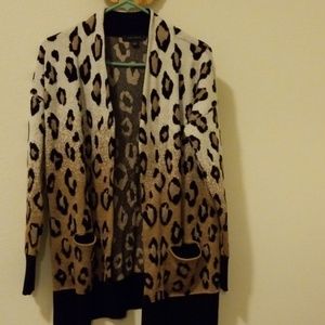 Ann Taylor leopard sweater